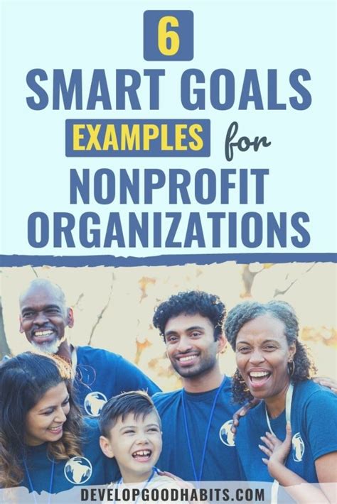 examples of smart goals for nonprofits|6 SMART Goals Examples for Nonprofit Organizations .